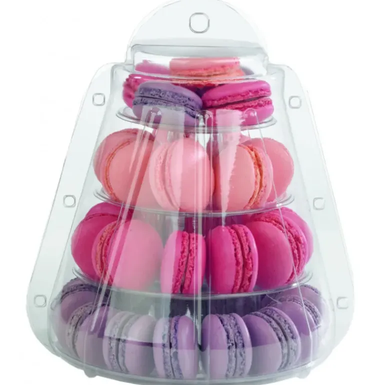 Mini Pyramide à Macarons 4 plateaux