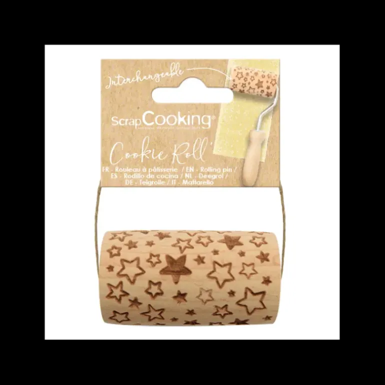 Mini Rouleau à Pâtisserie Empreinte Etoile 7 cm Scrapcooking
