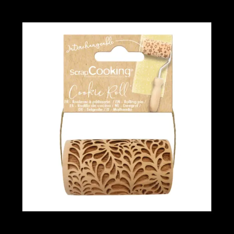 Mini Rouleau à Pâtisserie Empreinte Ondines 7 cm Scrapcooking