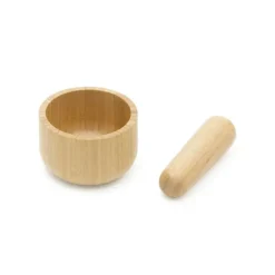 Mortier Pilon Bambou Ø 11,5 cm x H 7 cm Pebbly
