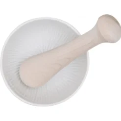 Mortier Porcelaine avec Pilon en Bois Select 100 Kai