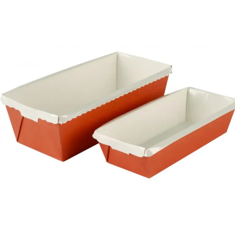 Moule à Cake en Carton 20 x 8 cm Optima (x40)