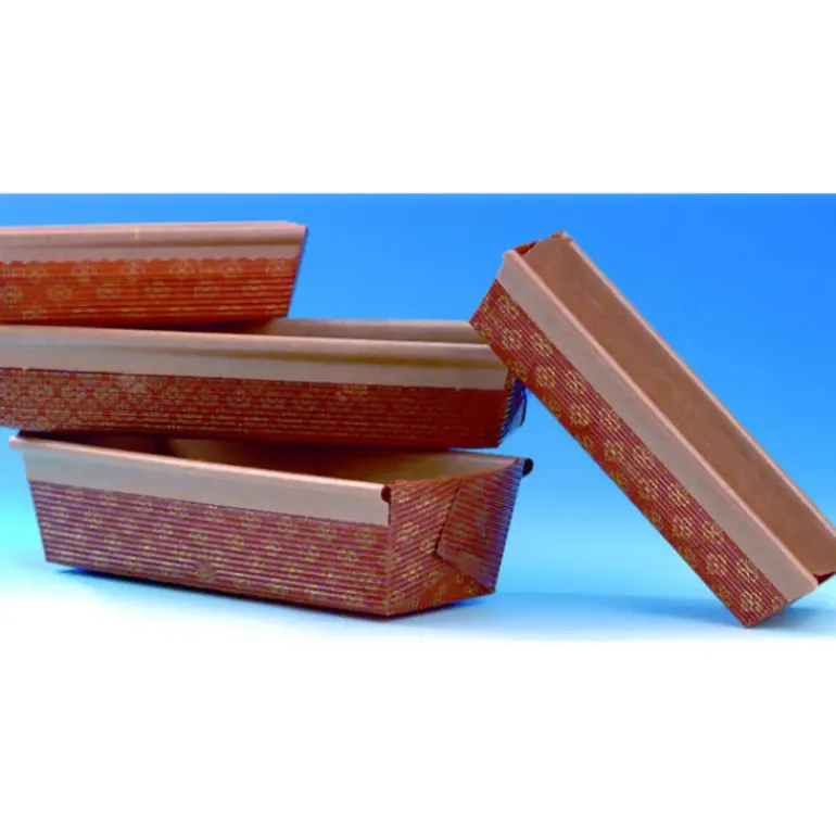 Moule à Cake en Papier 26 x 6,5 cm x H 5,5 cm (x50)