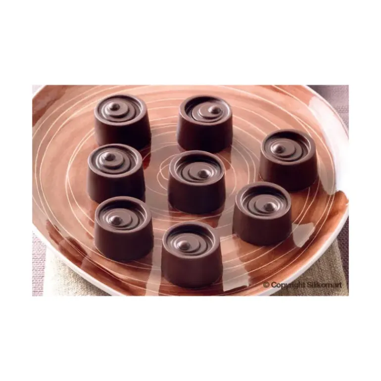 Moule à Chocolat 15 Ronds Easy Choc - Silicone Spécial Chocolat