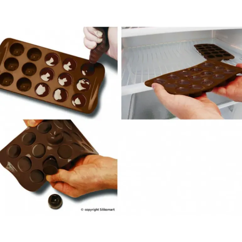 Moule à Chocolat 15 Sujets Noël Easy Choc - Silicone Spécial Chocolat