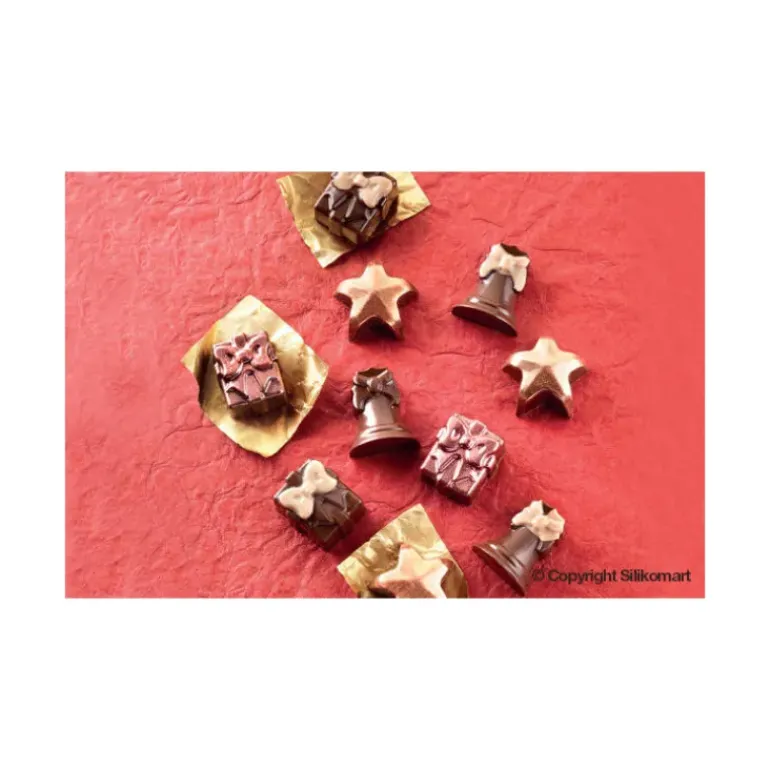 Moule à Chocolat 12 Sujets Noël Easy Choc - Silicone Spécial Chocolat