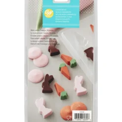 Moule à Chocolat Mini Lapins et Carottes Wilton