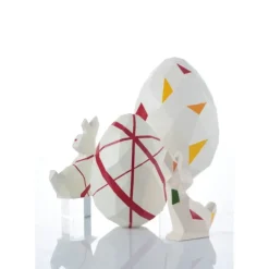 Moule à Chocolat Oeuf Origami 18 cm Barry