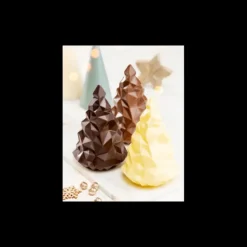 Moule à Chocolat Sapin Origami 13,9 x 9,4 cm (x2) Barry