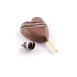 Moule à glace silicone 12 mini coeurs avec bâtonnets SilikoMart