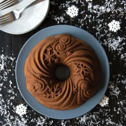 Moule à Gâteau Bundt Let It Snow Silver Nordic Ware