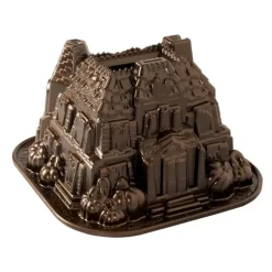 Moule à Gâteau Bundt Maison Hantée Bronze Nordic Ware
