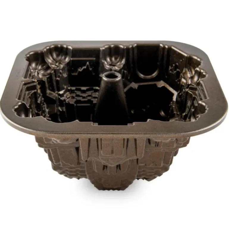 Moule à Gâteau Bundt Maison Hantée Bronze Nordic Ware