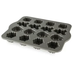 Moule à Gâteaux Assortis Thé de Noël (x16) Silver Nordic Ware
