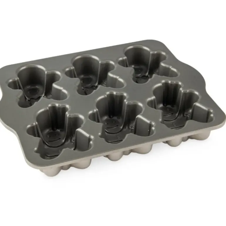 Moule à Gâteaux Bonhommes Pain d'Épices (x6) Silver Nordic Ware