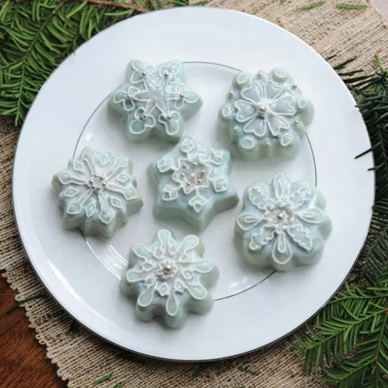 Moule à Gâteaux Flocons de Neige (x6) Silver Nordic Ware