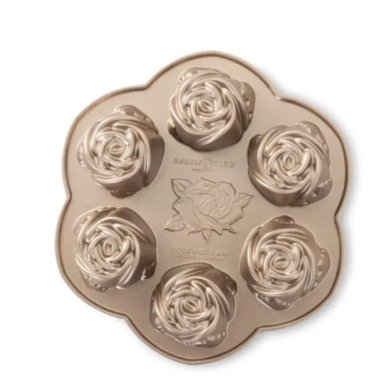 Moule à Gâteaux Roses (x6) Toffee Nordic Ware