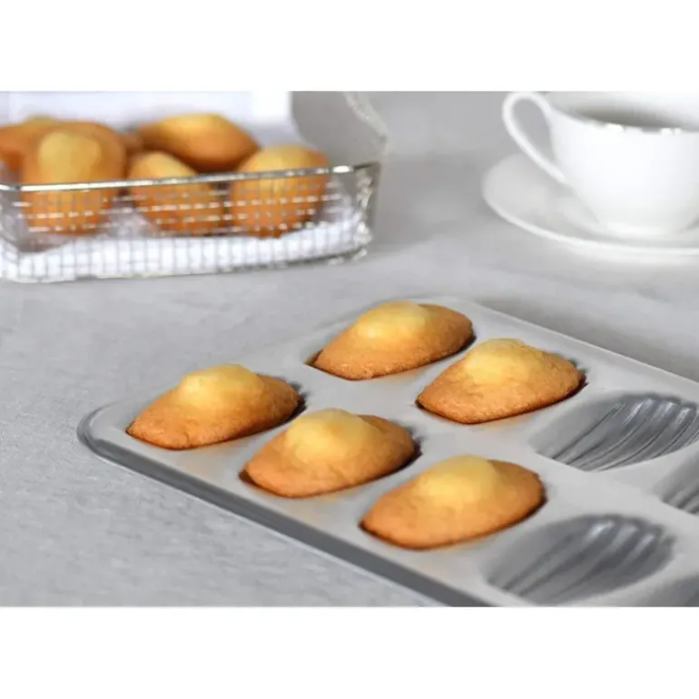 Moule 20 Madeleinettes Fer Blanc Gobel