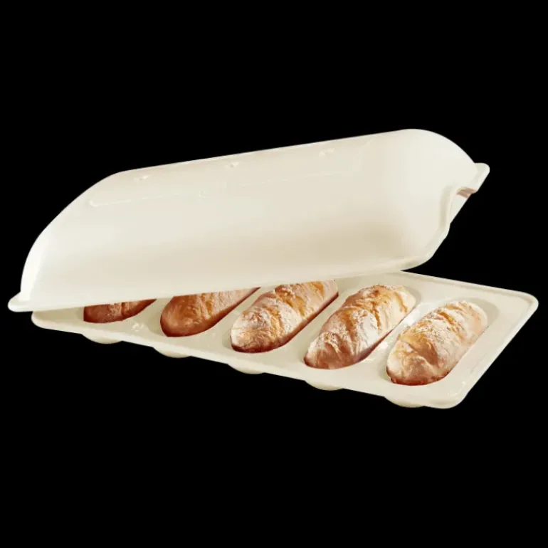 Moule à Mini-Baguettes en Céramique 39 cm Lin Emile Henry