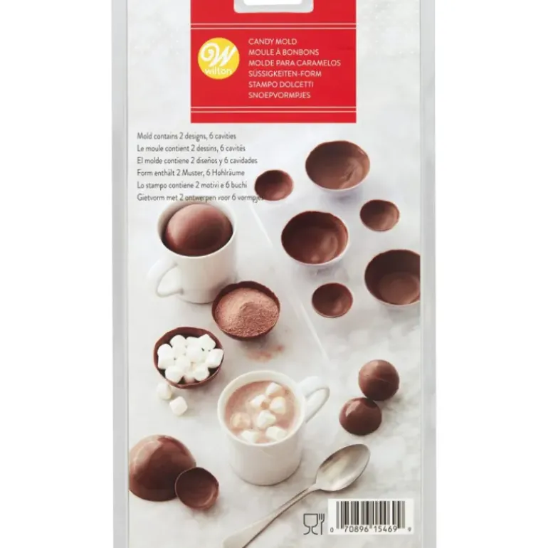 Moule à Sphères en Chocolat 3D pour Boissons Chaudes Wilton