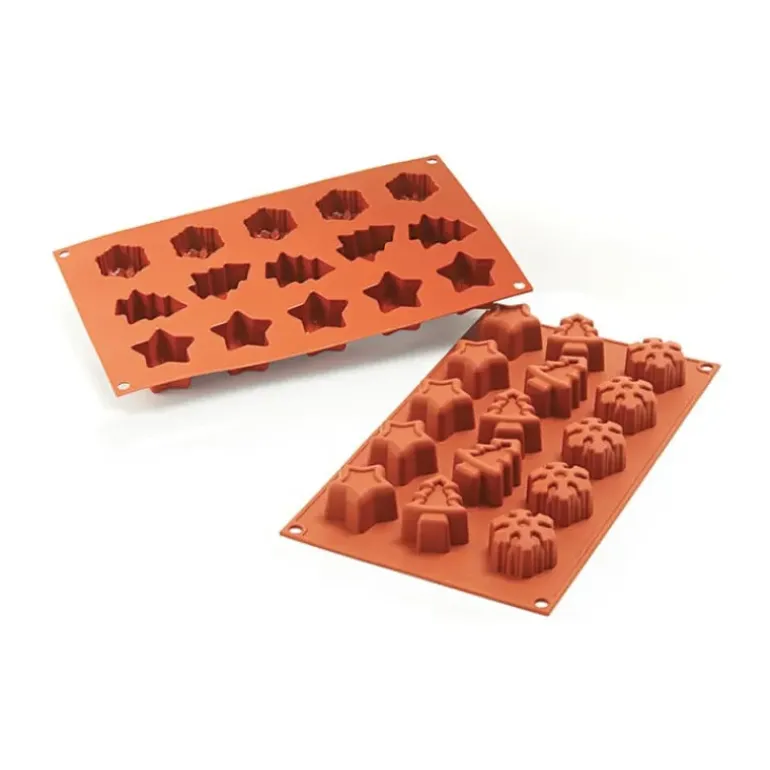 Moule 15 sujets Noël en Silicone