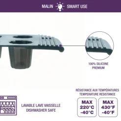 Moule à Tarte Cannelée Silicone 28 cm Mastrad