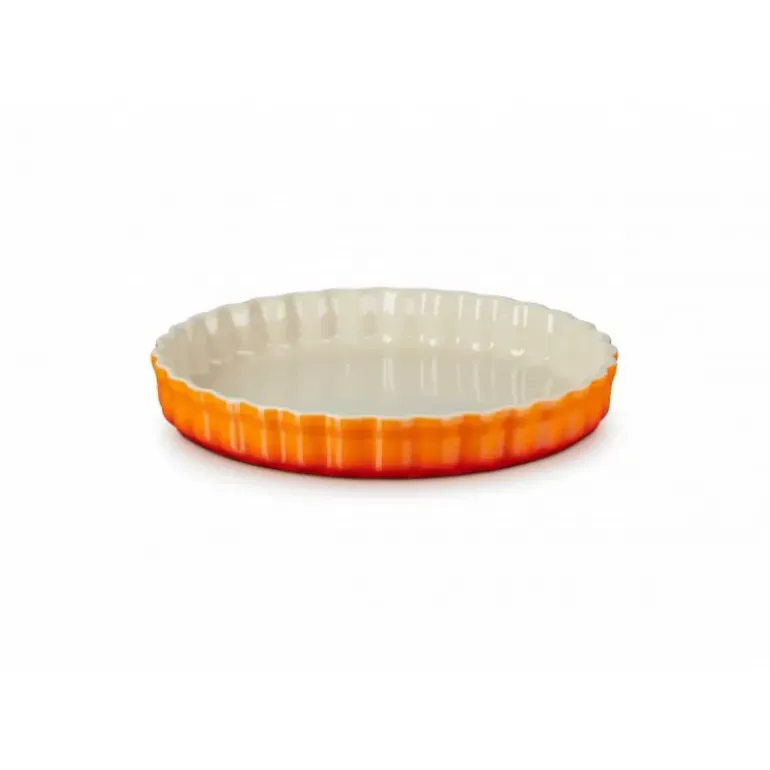 Moule à Tarte en Céramique 28 cm Volcanique Le Creuset