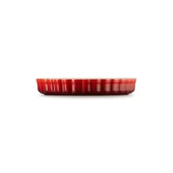 Moule à Tarte en Céramique 28 cm Cerise Le Creuset