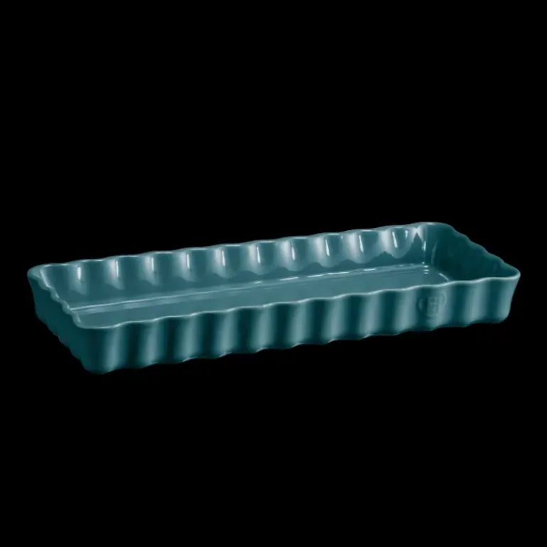 Moule à Tarte Rectangulaire en Céramique 15 x 36 cm Feu Doux Emile Henry