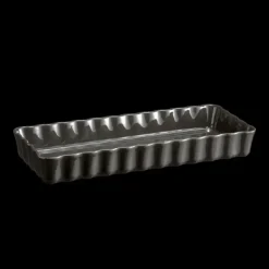 Moule à Tarte Rectangulaire en Céramique 15 x 36 cm Fusain Emile Henry