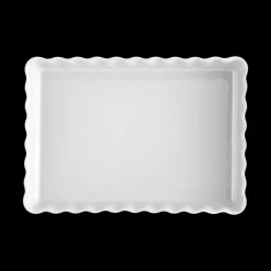 Moule à Tarte Rectangulaire en Céramique 33,5 x 24 cm Farine Emile Henry