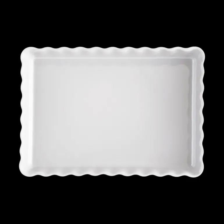 Moule à Tarte Rectangulaire en Céramique 33,5 x 24 cm Farine Emile Henry