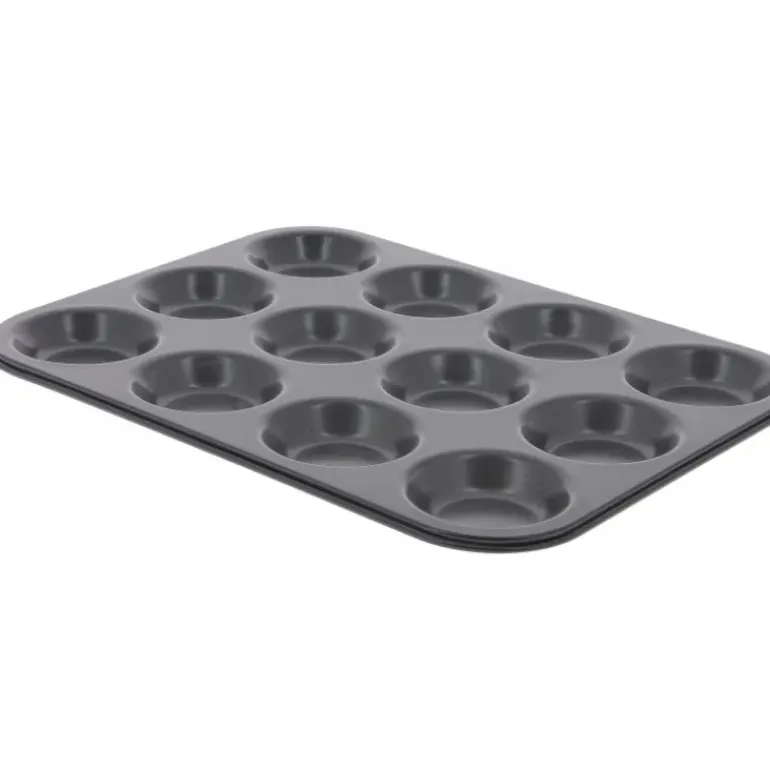 Moule Anti Adhésif 12 Tartelettes Ø 7 cm x H 1,9 cm De Buyer