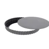 Moule Anti Adhésif Tarte Cannelée Fond Amovible Ø 20 cm x H 2 cm De Buyer