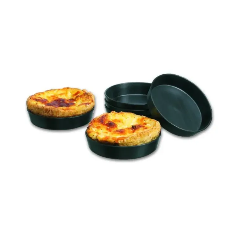 Moule Anti-Adhésif Quiche 12 cm x H 2 cm (x12) Exoglass® Matfer