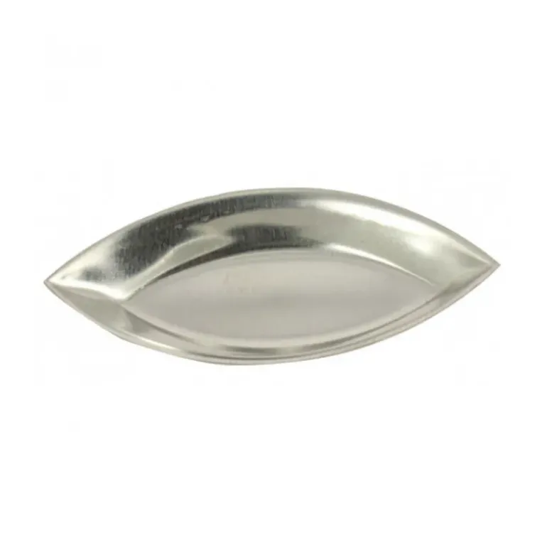 Moule Barquette Lisse Fer Blanc 12 cm (x12)