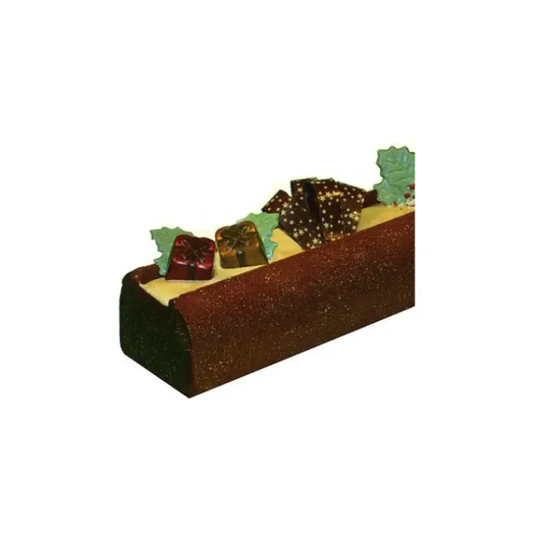 Moule Bûche Ronde fond plat (x12)