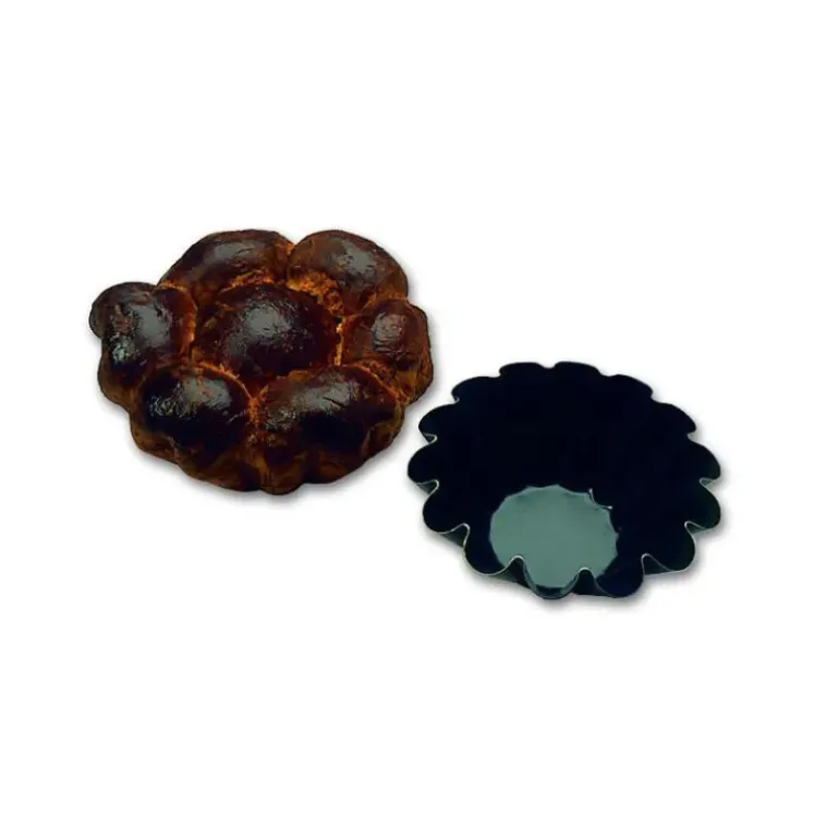 Moule Brioche 14 côtes 18 cm x H 7,3 cm Anti-adhésif Matfer