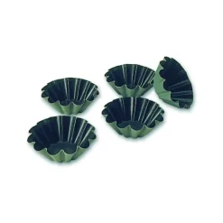 Moule Brioche 12 Côtes 6,5 cm x H 2,4 cm (x25) Matfer