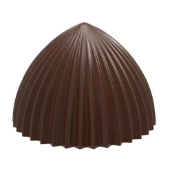 Moule Chocolat Demi Sphère Plissée 46,5 mm (x10) Chocolate World