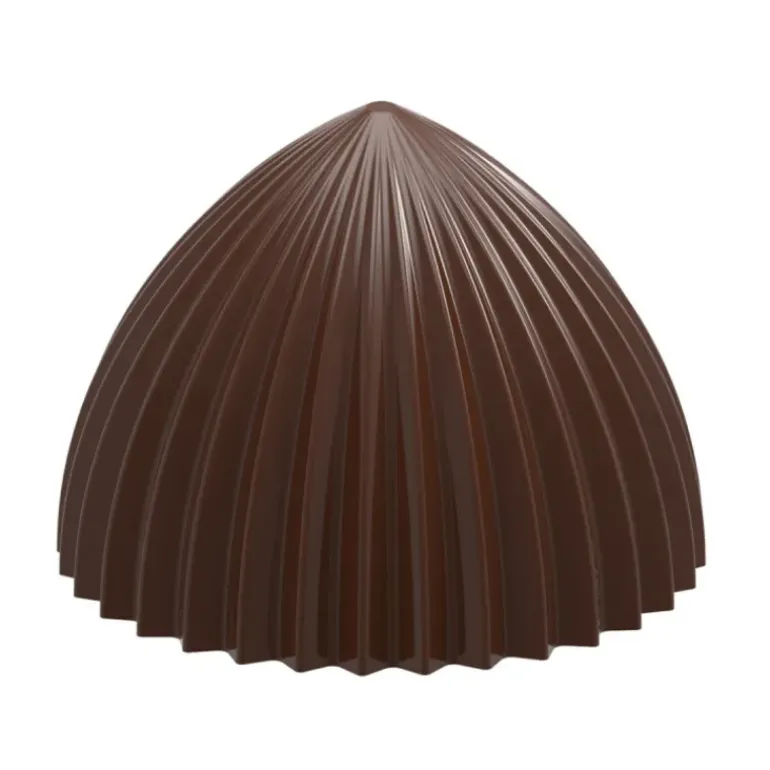 Moule Chocolat Demi Sphère Plissée 46,5 mm (x10) Chocolate World
