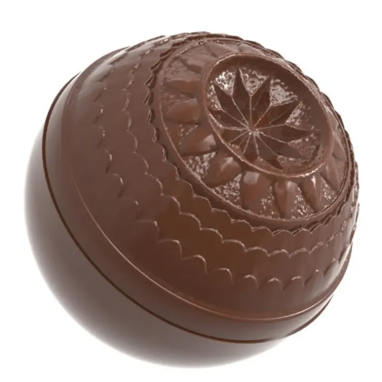 Moule Chocolat Demi-Sphère Rosace Ø 3cm (x24) Chocolate World