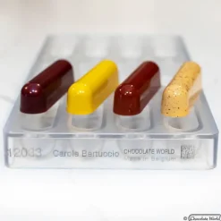 Moule Chocolat Eclair Snack Bar 7,8 x 1,9 cm (x12) Chocolate World
