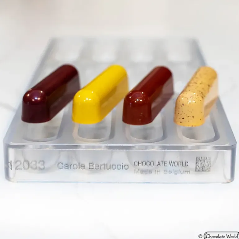 Moule Chocolat Eclair Snack Bar 7,8 x 1,9 cm (x12) Chocolate World