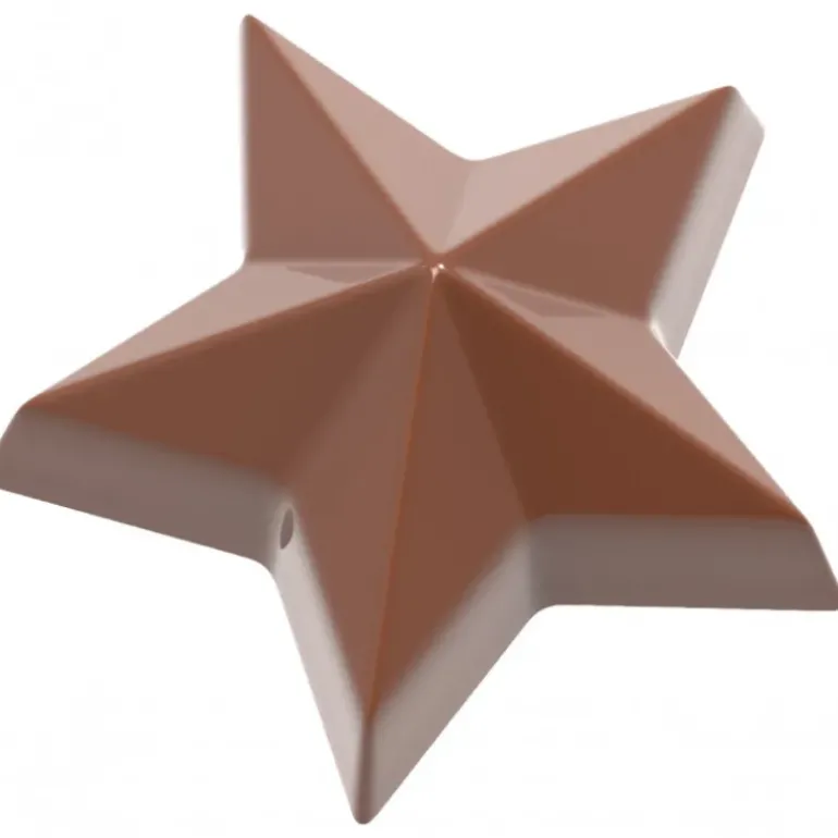 Moule Chocolat Etoile 4 cm (x14) Chocolate World