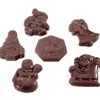 Moule Chocolat Figurines de Noël (x18) Chocolate World