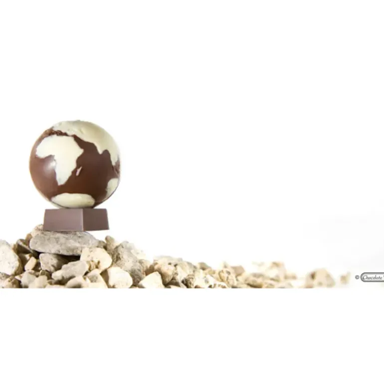 Moule Chocolat Globe Terrestre Ø 50 mm (x8) Chocolate World