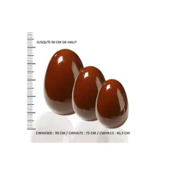 Moule Chocolat Oeuf Géant 90 cm (x1) Chocolate World