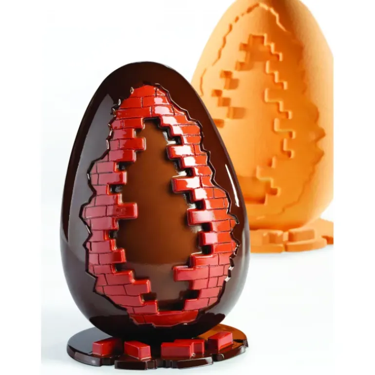 Moule Chocolat Oeuf Mur Ø 14 x H 20 cm (x2) Pavoni