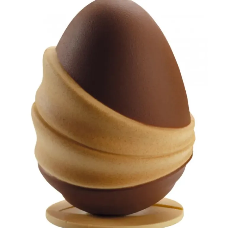 Moule Chocolat Oeuf Wrap Ø 15 x H 20 cm (x2) Pavoni